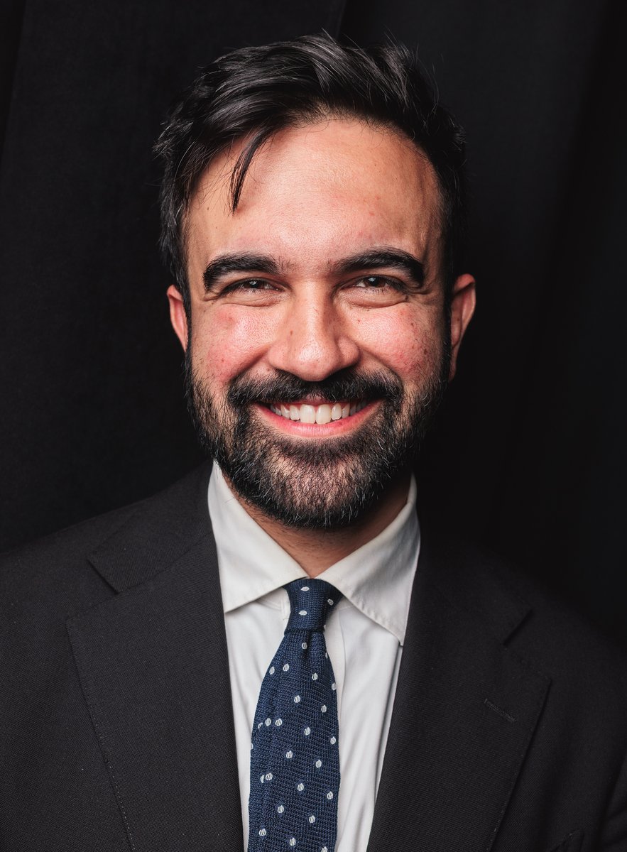 Zohran Mamdani portrait