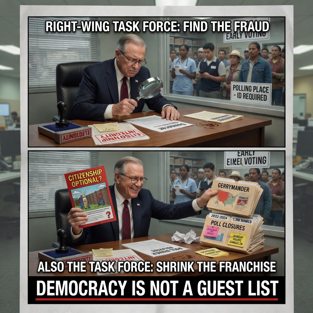 Election integrity theater versus franchise shrinkage