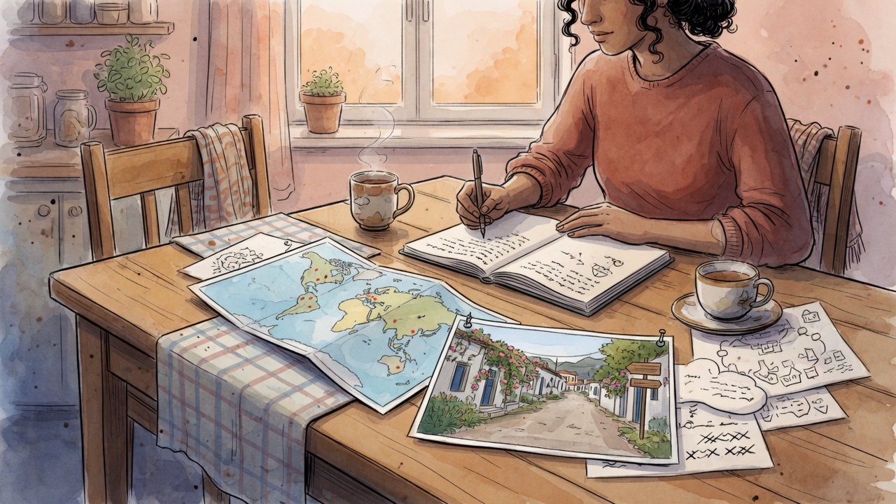 Illustration: documenting a place from home